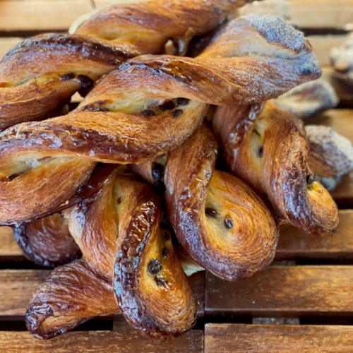 チョコとカスタードのデニッシュバー